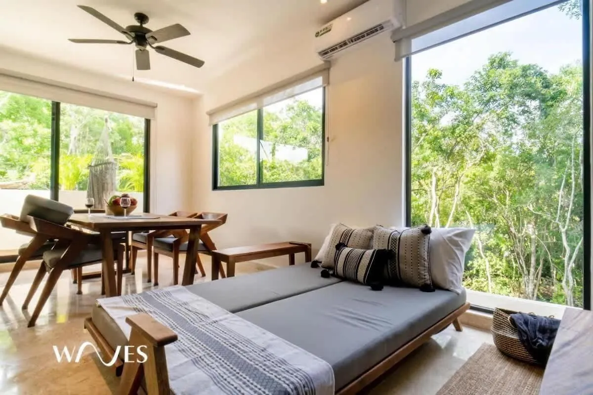 טולום Prime Location 2 Bedroom Apartment With Natural Ligthed & Lx Amenities By Waves Management מקסיקו